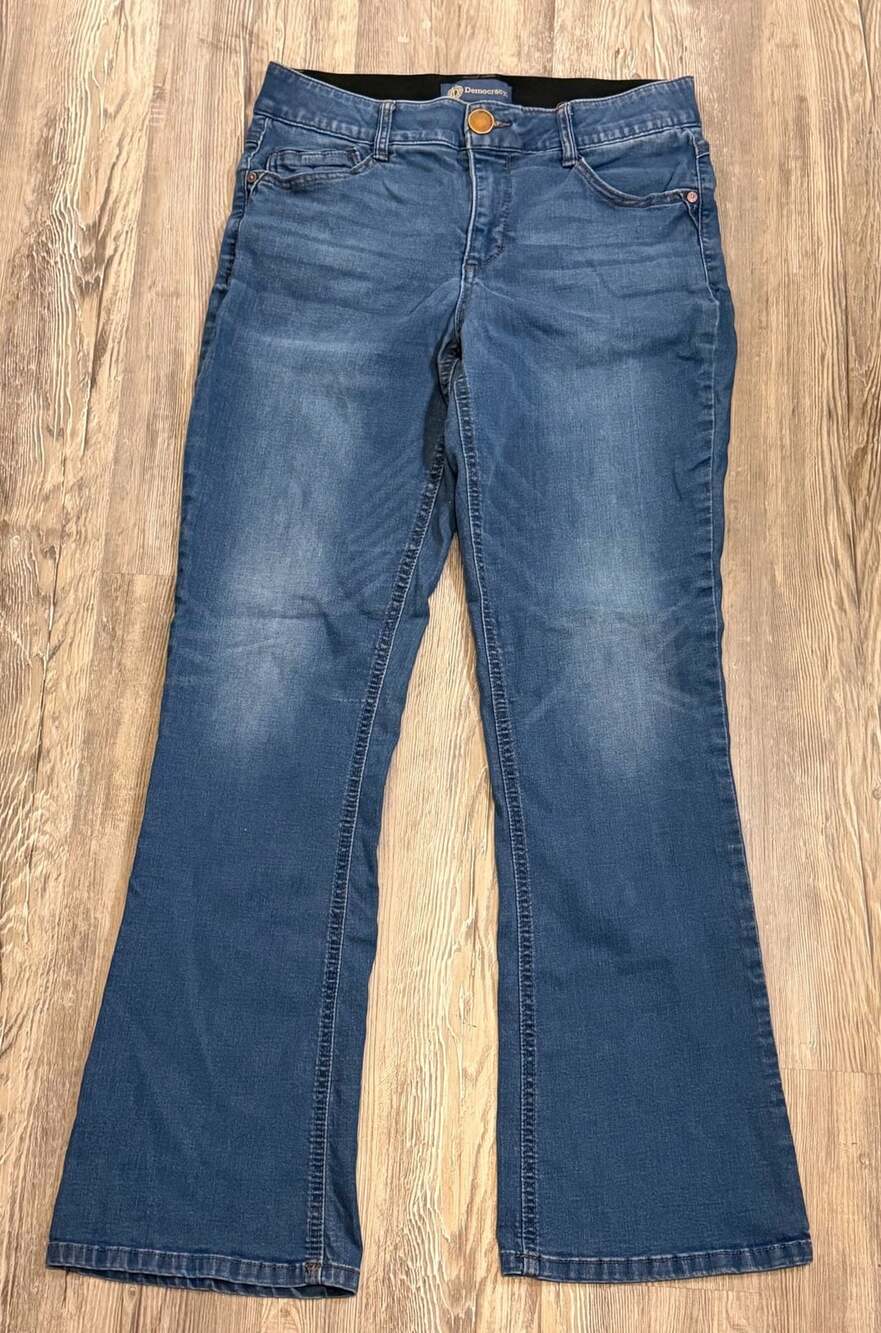 Democracy Ab solution Jeans Size 10 Blue Denim Flare